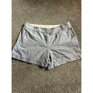 J.Crew Women’s Gray Chino Shorts Size 12 Classic Casual Summer